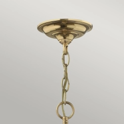 kinkiecik.pl Duża lampa wisząca Gentry – 6 źródeł światła – Polerowany mosiądz HK-GENTRY-P-L-PB Elstead Lighting