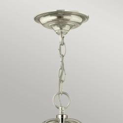 kinkiecik.pl Duża lampa wisząca Gentry – 6 źródeł światła – Polerowany nikiel HK-GENTRY-P-L-PN Elstead Lighting