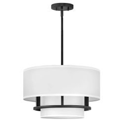 Lampa wisząca Graham – 3 źródła światła – Czarna HK-GRAHAM-M-BK Elstead Lighting