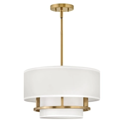 Lampa wisząca Graham – 3 źródła światła – Lakierowany mosiądz HK-GRAHAM-M-LCB Elstead Lighting