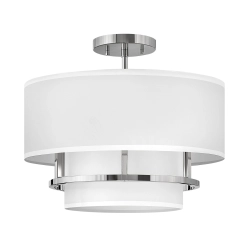 Lampa wisząca Graham – 3 źródła światła – Polerowany nikiel HK-GRAHAM-M-PN Elstead Lighting