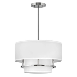 Lampa wisząca Graham – 3 źródła światła – Polerowany nikiel HK-GRAHAM-M-PN Elstead Lighting