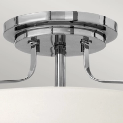 kinkiecik.pl Mały półplafon Harper – 3 źródła światła – Polerowany chrom HK-HARPER-SFS-CMElstead Lighting