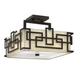 Półplafon Lanza – 3 źródła światła – Olejowany brąz HK-LANZA-SF Elstead Lighting