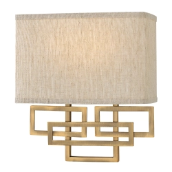 Kinkiet Lanza – 2 źródła światła – Szczotkowany brąz HK-LANZA2-BR Elstead Lighting