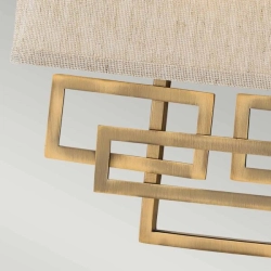 Kinkiet Lanza – 2 źródła światła – Szczotkowany brąz HK-LANZA2-BR Elstead Lighting