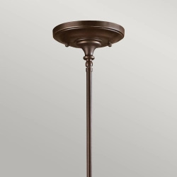 Mała lampa wisząca Mayflower – 1 źródło światła HK-MAYFLOWER-P-A Elstead Lighting