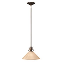 Mała lampa wisząca Mayflower – 1 źródło światła HK-MAYFLOWER-P-B Elstead Lighting