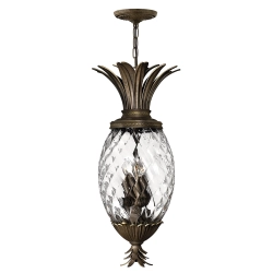 Lampa wisząca Plantation – 4 źródła światła – Perłowy brąz HK-PLANT4-P-PZ Elstead Lighting
