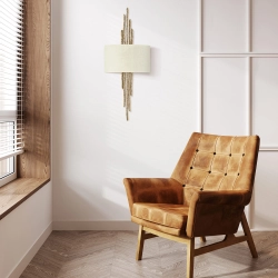 Kinkiet Spyre – 2 źródła światła – Szampańskie złoto HK-SPYRE2-CPG Elstead Lighting - zdjęcie produktu