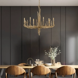 kinkiecik.pl Żyrandol Spyre – 6 źródeł światła – Szampańskie złoto HK-SPYRE6C-CPG Elstead Lighting