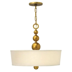 kinkiecik.pl Lampa wisząca Zelda – 3 źródła światła – Vintage mosiądz HK-ZELDA-P-B-VS Elstead Lightnig
