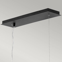 Lampa wisząca Zuma – 6 źródeł światła – Satynowa czerń / Złoty HK-ZUMA-ISLE-SBG Elstead Lighting