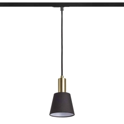 kinkiecik.pl ICAR do szyny 1-faz czarna/złota 230V E27 15W R13214 Rendl light studio