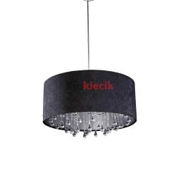 Lampa wisząca ISLANDA black grey 40cm 05-201