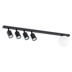 Lampa sufitowa BASTER 5 BLACK 1314/5 EMIBIG Lighting - zdjęcie produktu