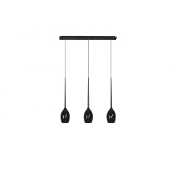 Lampa wisząca IZZA 3 SHINY BLACK AZ2321 AZZARDO