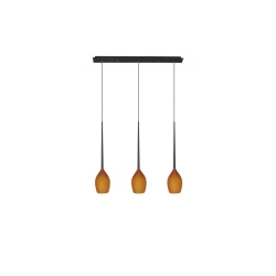 Lampa wisząca IZZA 3 MAT AMBER AZ2322 AZZARDO