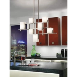 kinkiecik.pl Podłużny żyrandol City Lights – 7 źródeł światła KL-CITY-LIGHTS7B Elstead Lightnig
