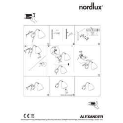 kinkiecik.pl Kinkiet Alexander 48621003 Nordlux