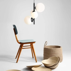Lampa wisząca BLOOM 4 CZARNY 1091L1 ALDEX - zdjęcie dodatkowe 1