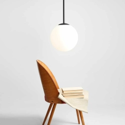 Lampa wisząca BOSSO CZARNY 1087G1 ALDEX - zdjęcie dodatkowe 1