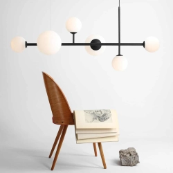 Lampa wisząca DIONE 6 CZARNY 1092K1 ALDEX - zdjęcie dodatkowe 1