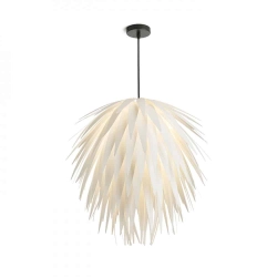 kinkiecik.pl CLANK wisząca białe PVC/czarna 230V E27 15W R13321 Rendl light studio