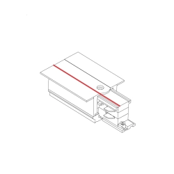Końcówka zasilająca wpuszczana prawa czarna CTLS RECESSED POWER END CAP RIGHT ( PE-R ) BLACK 8690 Nowodvorski - zdjęcie dodatkowe 1