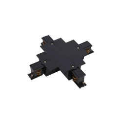 Łącznik krzyżowy wpuszczany czarny CTLS RECESSED POWER X CONNECTOR BLACK 8680 Nowodvorski - zdjęcie produktu