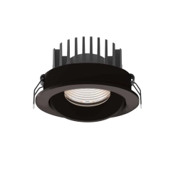 CYKLOP H0095 OPRAWA WPUSTOWA CZARNA IP65 MaxLight - zdjęcie produktu