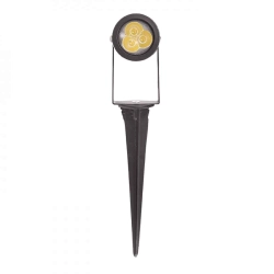 kinkiecik.pl GUN na klinie czarna 230V LED 3x1W 30° IP65 3000K R10530 Rendl light studio