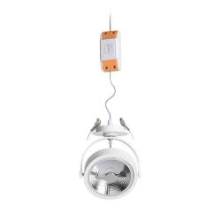 kinkiecik.pl KELLY LED DIMM z wpuszczaną podstawą czarna 230V LED 12W 24° 3000K R12638 Rendl light studio