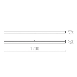 kinkiecik.pl LEVIA 120 ścienna chrom 230V LED 24W 120° IP44 3000K R12406 Rendl light studio