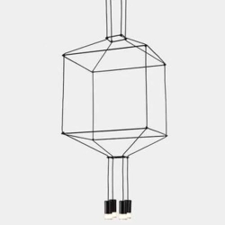 kinkiecik.pl Lampa wisząca LINEA-4 czarna 45 cm ST-5961-4 Step into design