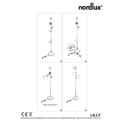 kinkiecik.pl Lampa podłogowa Lilly 48613003 Nordlux