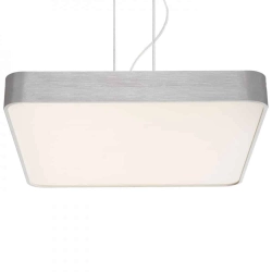 kinkiecik.pl MENSA SQ 48 wisząca aluminium szczotkowane 230V LED 56W 3000K R11292 Rendl light studio