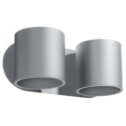 kinkiecik.pl Kinkiet ORBIS 2 szary SL.0661 SOLLUX LIGHTING