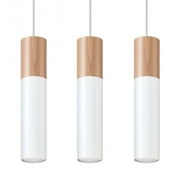 kinkiecik.pl Lampa wisząca PABLO 3 biała SL.0630 SOLLUX LIGHTING