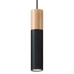 kinkiecik.pl Lampa wisząca PABLO czarna SL.0632 SOLLUX LIGHTING