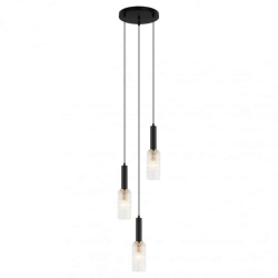 kinkiecik.pl Lampa wisząca Perola PND-43363-3 BK+BR Italux