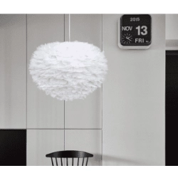 kinkiecik.pl Lampa wisząca Pióro Abigali Feather ⌀60 cm ABIGALI-CHUF-E27