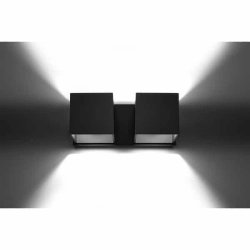 kinkiecik.pl Kinkiet QUAD 2 czarny SL.0657 SOLLUX LIGHTING