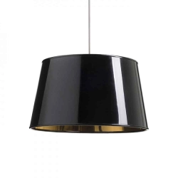 kinkiecik.pl RIDICK abażur błyszcząca czarna złota folia max. 20W R13344 Rendl light studio