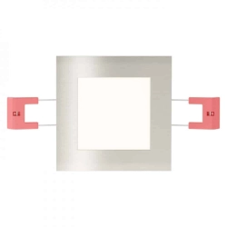kinkiecik.pl SLENDER SQ 8 wpuszczana nikiel mat 230V LED 3W 3000K R12188 Rendl light studio