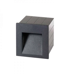 kinkiecik.pl TESS SQ wpuszczana antracyt 230V LED 3W IP54 3000K R12015 Rendl light studio