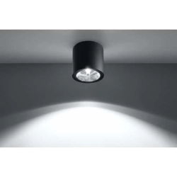 kinkiecik.pl Plafon TIUBE czarny SL.0697 SOLLUX LIGHTING