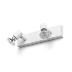 kinkiecik.pl TRICA II ścienna biała 230V GU10 2x25W R13373 Rendl light studio