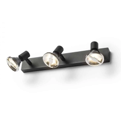 kinkiecik.pl TRICA III ścienna czarna 230V GU10 3x25W R13376 Rendl light studio
