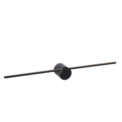 Kinkiet MIZAR LED 1x6W 2700K IP44 czarny 12201/60/30 Lucide - zdjęcie produktu